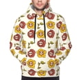 thumbnail image 4 of Hoodies for Men - Sunflowers Skull Long Sleeve Comfrt Men'S Fashion Hoodies & Sweatshirts, Sweatshirts for Men Hoodies Pullover Clothing Clothes with Pouch, 4 of 7