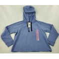 thumbnail image 5 of Calvin Klein Women's Cozy Relaxed Fit Fleece Logo Hoodie (Dusk, S), 5 of 12