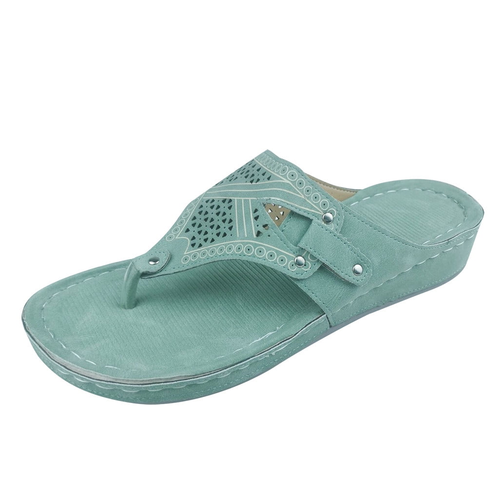 comfy flip flops womens uk