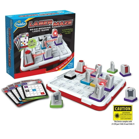 Think Fun Laser Maze (Class 1) Brain Game and STEM Toy for Boys and Girls Age 8 and Up – Award Winning and Mind Challenging Game for Kids (44001014) (B071X6YSJZ)