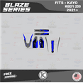thumbnail image 2 of Kalair GFX Graphics Kit for Kayo K6EFI 250 Dirt Bike (2021+) Blaze Series, 2 of 5