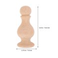 thumbnail image 2 of OULII Embouts Ronds de Remplacement en Bois, Boule Ronde en Bois Massif, Lot de 1, 2 of 8