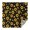 Black Sunflower Daffodil, variant on Black Sunflower Daffodil Pattern Square Tablecloth,Waterproof Square Table Cover,Wipeable Spillproof Washable Table Cover for Home Kitchen Party Decor 42"X42"(107x107cm)
