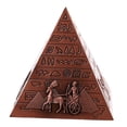 thumbnail image 1 of 1 pieza de estatuas de pirámides de metal del antiguo Egipto, figuras coleccionables para el hogar Cobre, 1 of 7