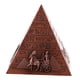 thumbnail image 1 of Figura de pirámide de hierro de 10 cm, coleccionable, figuritas Fengshui, regalo de inauguración de la casa para Cobre, 1 of 7
