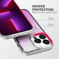 thumbnail image 5 of Vena vLove Holographic Case Designed for Apple iPhone 13 Pro (6.1"-inch), Heart Shape Design (Compatible with MagSafe) Dual Layer Slim Hybrid Clear Bumper Case Cover - Rainbow, 5 of 8