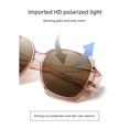 thumbnail image 2 of Gafas de sol polarizadas para hombre y mujer, lentes graduadas para miopía, Vintage, para viajes al aire libre, visión nocturna, conducción, UV400, 2 of 5