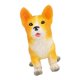 thumbnail image 4 of Estatua de perro de resina hecha a mano, decoración de escritorio para el hogar, pastor alemán, husky y corgi. Figura de Corgi, 4 of 8