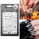 thumbnail image 2 of 3D Halloween Nail Art Stickers Punk Goth Pumpkin Skull Bat Spider Web Slider Wrap Manicure DIY Nail Art Decorations Accessories, 2 of 4
