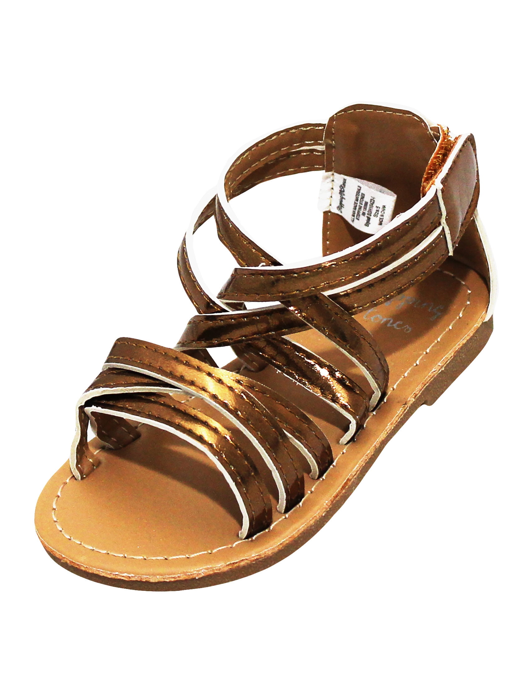 copper gladiator sandals