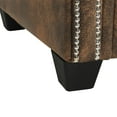 thumbnail image 5 of vidaXL L-shaped Chesterfield Sofa Artificial Leather Brown, 5 of 5