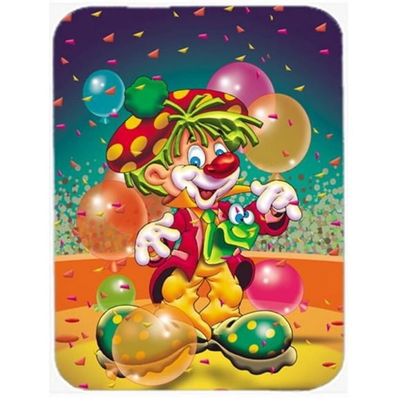 Happy Birthday Clown Mouse Pad, Hot Pad or Trivet