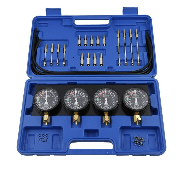 Fuel Vacuum Carburetor Synchronizer Carb Balancer Sync Gauge Set Auto