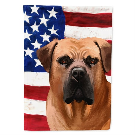 Boerboel Dog American Flag Garden Flag