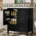 thumbnail image 2 of MAYEERTY 30" Bathroom Vanity with Sink Multi-functional Cabinet Doors Drawer Solid Frame MDF Black, 2 of 6