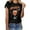 Black, variant on Womens Oversized Workout Tshirts Aperol Spritz Graphic Short Sleeve T Shirt Casual Summer Tee Stylish Comfortable Top Y2K Blouse Tops S-3XL