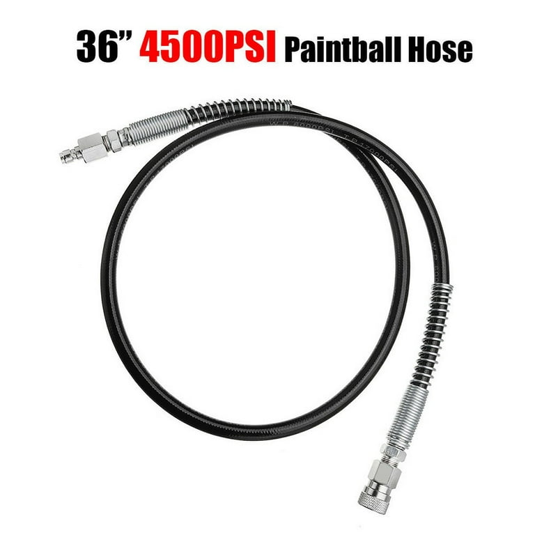 4500PSI 36\'\' Paintball Line Hose for HPA SCUBA PCP Tank Fill 1/8\'\' Quick