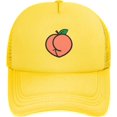 thumbnail image 2 of Peachy Hat Mesh Trucker Hat Funny Baseball Cap Men Women, 2 of 6