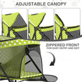 thumbnail image 4 of MoNiBloom 4 Wheel Foldable Lightweight Pet Trolley for Cats & Dogs, Lawn Green with White Polka Dots, 4 of 13
