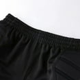 thumbnail image 2 of Boys Football Pants Youth Goalie Pants Padded Goalie Bottoms Goalkeeper Pants/Shorts for Soccer Football Gym Training black, 2 of 6