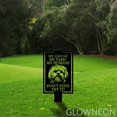 thumbnail image 2 of Glowneon Maltese Dog Metal Yard Stake, Warning Dog Metal Garden Decor, 2 of 5
