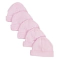 thumbnail image 1 of Bonnet Bébé, Rose - Lot de 5, 1 of 1