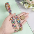 thumbnail image 5 of 20mm Rhinestone Trim Hotfix Ribbon Colorful Artificial Gem Stone Applique Chain Embellishment for Wedding Bridal Dress Shoes Phone Decor Costume Accessories Jewelry DIY 1m/1 Yard, 5 of 9