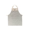thumbnail image 1 of Polycotton Apron With Pocket (Green Striped), 1 of 1