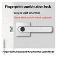 thumbnail image 3 of Tuya Smart Door Lock Fingerprint Locks App Control Biometric Fingerprint Password Household Handle Lock gateway ,Integrated Smart Home, 3 of 7