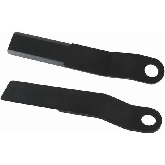 2 Pack AR400 Steel Lawn Mower Blades Replacement for Mower King for Brush Hog Cutter Mowers