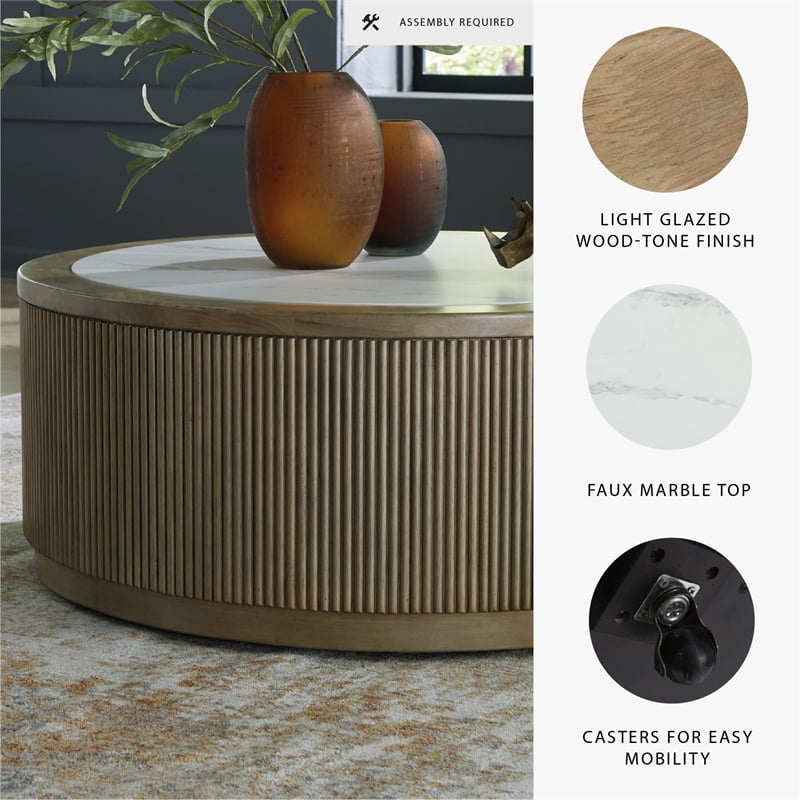 Signature Design by Ashley Camdill Light Brown Coffee Table