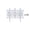 White, variant on Black Plastic Garden Fence 10-Pack - Halloween Decorative Border for Lawn, Flower Beds, Pet Barrier (15.75x13.58 in Each)