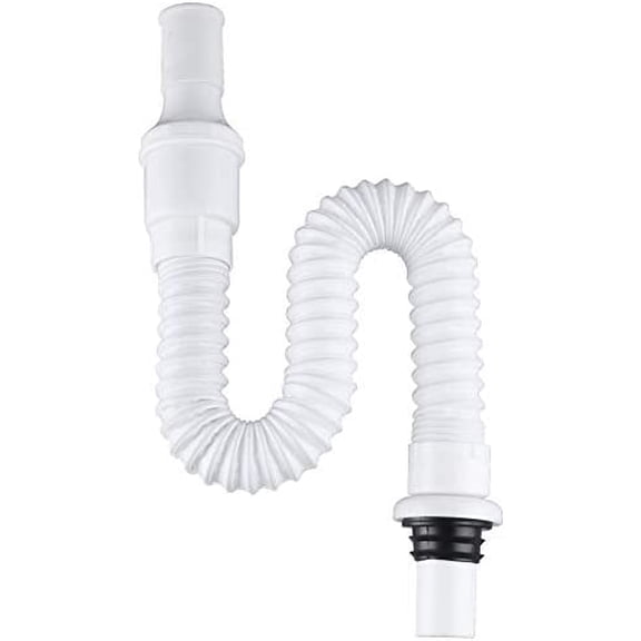 Sink Drain Hose, Plastic Flexible Bathroom Drain Pipe Extender, 1 1/4" OD, Length of 17 1/2" to 35 1/4"$$Tools & Hardware Other