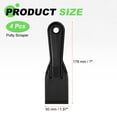 thumbnail image 2 of Uxcell 4pcs Putty Scraper 1.5" Plastic Flexible Tool for Pasting Plaster Repairing Walls, 2 of 7