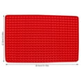 thumbnail image 2 of Silicone Mold 140-Cavity Mini Round Candy Biscuit Mould BBQ Baking Mat Pot Food Pad Bakeware, Red, 2 of 8