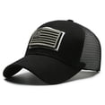 thumbnail image 5 of American Flag Camouflage Sticker Embroidered Baseball Cap Net Hat Men Outdoor Velcro Cap, 5 of 5