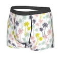 thumbnail image 2 of Wukai Hawaiian Coconut Tree Print Men’s Underwear Breathable Boxer Briefs,&nbsp;Moisture Wicking & Breathable-X-Large, 2 of 7