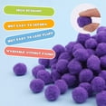 thumbnail image 3 of Dalrosia 150PCS Pom Poms, Fuzzy Pompom Puff Balls, 1 Inch Craft Pom Poms Balls for DIY, Arts, Crafts Projects, Birthday Decorations, 3 of 5