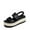 Black Vintage, variant on Reef Water Vista Higher Sandals Cloud women in size US 11