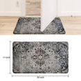 thumbnail image 6 of Retro Door Mat, 17 X 30 Inch Farm Bohemian Black and White Welcome Doormat Decorative Home Floor Mat, Non Slip Rubber Back and Strong Water Absorption for Outdoor Indoor Entrance Decor, 6 of 6