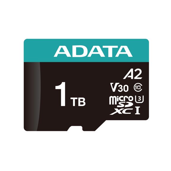 ADATA Memoria Micro SD, 1TB, Velocidad 100 MB/s, Clase 10, 4K, C/Adaptador, Color Negro