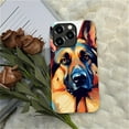 thumbnail image 5 of Punmada Compatible with iPhone 11 Pro Max Glossy Case For Girl Boy Full Body Protective Hard Shell Esthetics Pattern German Shepherd Dog, 5 of 7