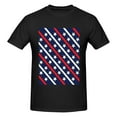 thumbnail image 4 of Bingfone Patriotic Star Men'S Loose Fit Short-Sleeve Pocket T-Shirt, 4 of 7