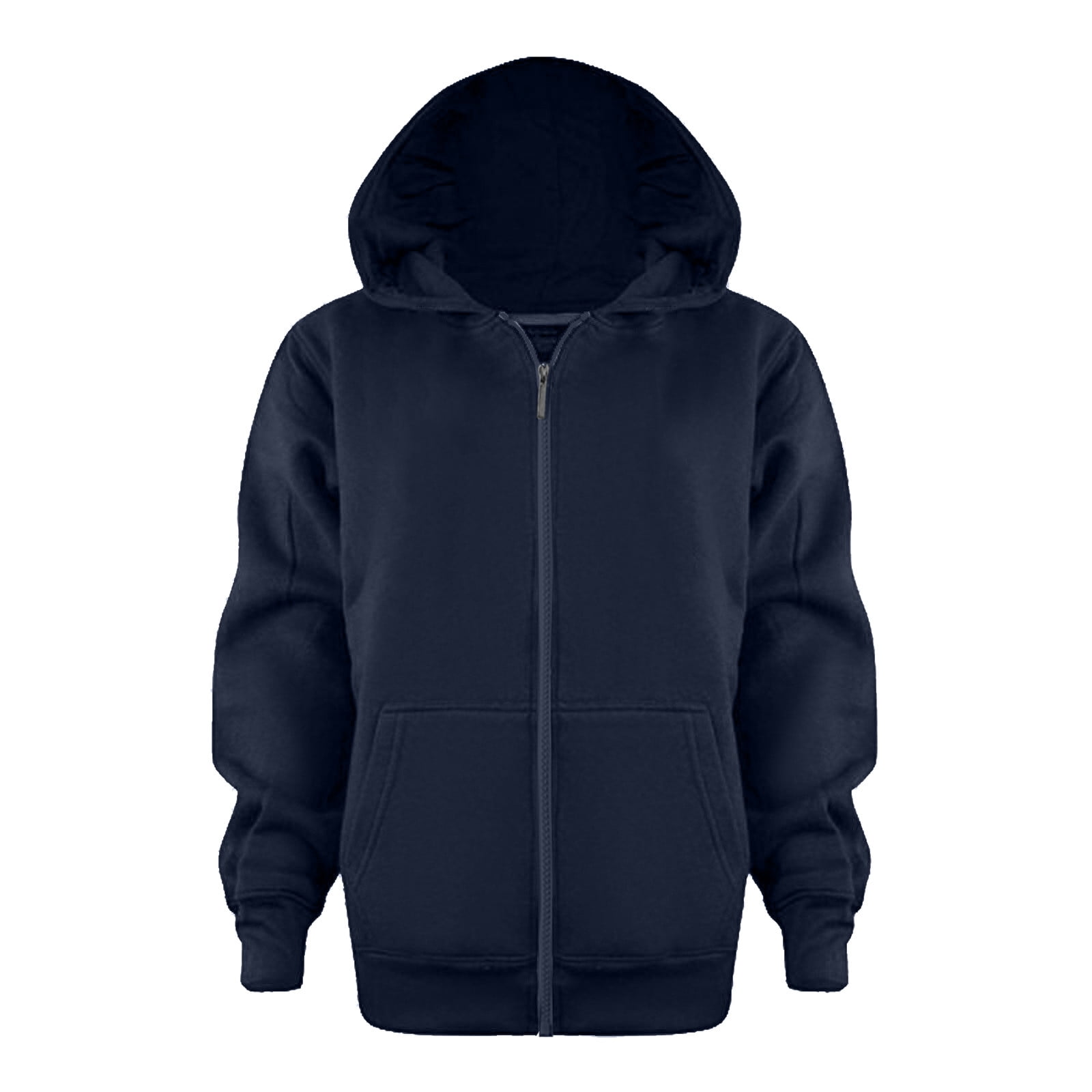 Sweat à Capuche Zippé Enfant - Garçon/fille - Léger, Décontracté - Avec Poches Kangourou - Pour Sport Et Quotidien - 3