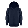 thumbnail image 3 of Kids Child Toddler Baby Boys Girls Solid Long Sleeve Patchwork Hooded Sweatshirt Children Place Boys Hoodie Coat Navy 3 Years-4 Years, 3 of 6