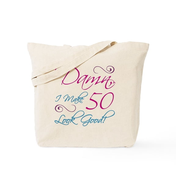 CafePress - 50Th Birthday Humor Tote Bag - Unisex Canvas Tote Bag, Beige, 1-Piece