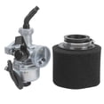 thumbnail image 1 of Carburador de carburador de 22mm, filtro de aire de espuma de admisión apto para PIT Quad Dirt Bike ATV 110cc 125cc, 1 of 14