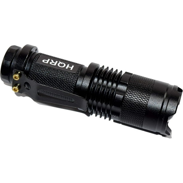 HQRP 365 nM UV Flashlight / Blacklight 3 Watt for Glass Inspection, Art