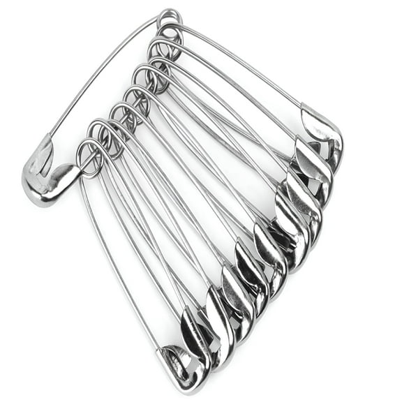 VANIDO 50-Pack Large Safety Pins,Rust Resistant
