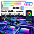thumbnail image 1 of MesaSe Interior Car LED Strip Lights With Wireless APP And Remote Control  RGB 5 In 1 Ambient Lighting Kits With 236 Inches Fiber Optic  16 Million Colors Car Neon Lights  Sync To Music, 1 of 7